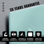 Aqua Marine (Premium) Glass Writing Board - Keeps Work Organized - Image 2