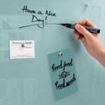 Aqua Marine (Premium) Glass Writing Board - Keeps Work Organized - Image 3