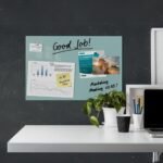 Aqua Marine (Premium) Glass Writing Board - Keeps Work Organized - Image 9