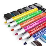 Arteza (12 Colors) Magnetic Whiteboard Markers With Eraser (Fine Tip | Pack of 24) - Image 2